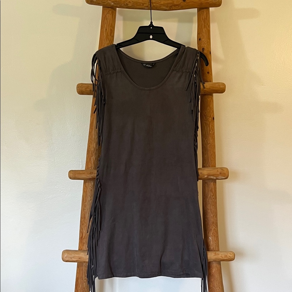 Fringe Sleeveless Dress